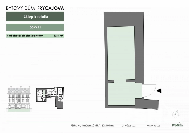 Neybytová jednotka - retail - 7/12